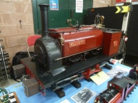 Quarry Hunslet at the Exeter Garden Railway Show