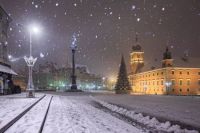 Varšava ve sněhu