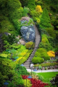 Butchart Gardens Stairs