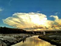 Sunset at Yellowstone