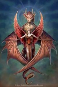angel and dragon