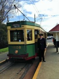 ex-Sydney tram 1808 at MOTAT.