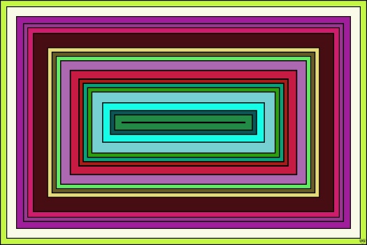 Solve Concentric Rectangles!! ~ H jigsaw puzzle online with 600 pieces