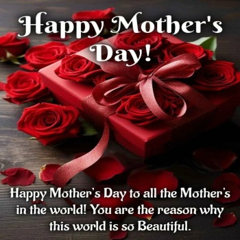 Solve Happy Mother's Day jigsaw puzzle online with 25 pieces