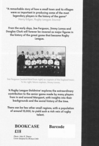 A Rugby League Goldmine Vol.1 Back cover