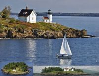 Maine Lighthouses: Curtis Island, Camden Harbor
