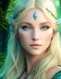 Elven Woman, by Ranpaes