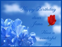 Happy Birthday dear Jana (Janap)