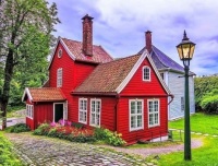 Old Red House -- Bergen Norway.....