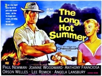 THE LONG, HOT SUMMER - 1957 MOVIE POSTER - PAUL NEWMAN, JOANNE WOODWARD