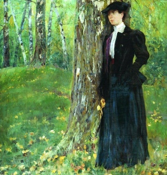 Sergei Vinogradov - (Russian, 1869–1938) -  Waiting, 1901.