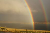 Double rainbow on Christmas Day