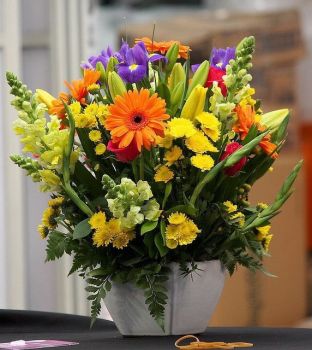 Happiness is : Gorgeous bright Arrangement.