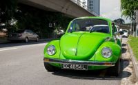 Volkswagen Super Beetle green