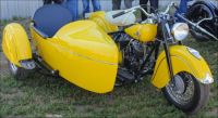 Yellow Indian Sidecar