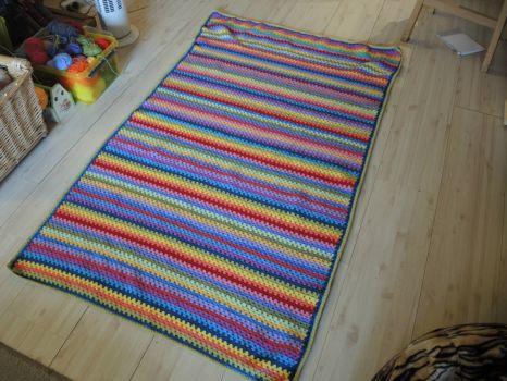 crochet blanket finished!