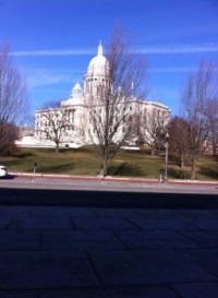 The Rhode Island State House.