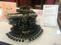 Early typewriter--challenging
