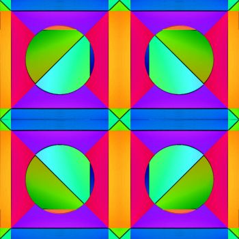 Solve Simple Shapes jigsaw puzzle online with 81 pieces
