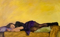 Emily Dreaming Painting by Helen Werner Cox