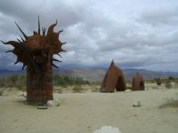 metal sculpture Borrego Springs