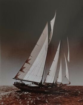 Bill Philip photo - Sailing at Cowes, ca 1895