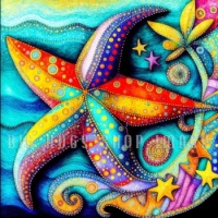 Colorful Starfish *