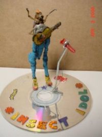 THE  ORIGINAL, LUBER GRASSHOPPER  "IDOL"...with GUITAR and MICROPHONE.