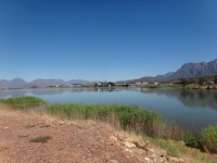 Worcester Dam.  Western Province. South Africa.