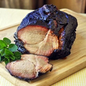 Dry Rubbed pork Shoulder with Molasses BBQ Sauce - rock recipes