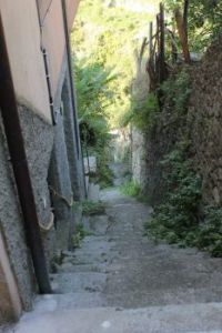 Down the steps in Cinque Terre