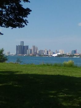Detroit Skyline from Belle Isle