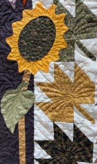Sunflower and Autumn Leaves 🍁
