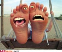 funny feet