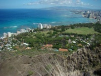 Honolulu set fra Diamont Head