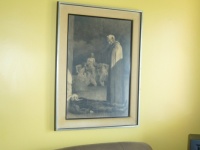 Smrt muza - papa Vojtech namaloval. - The man is dead - grandpa's Vojtech painting.