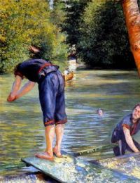Gustave Caillebotte-bathers