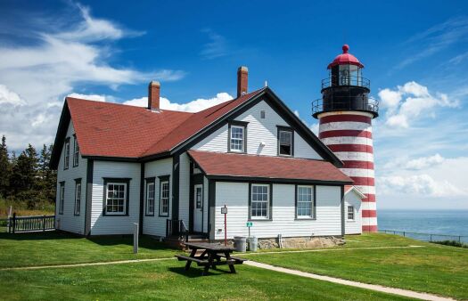 Solve West Quoddy Head Lighthouse, Lubec, Maine jigsaw puzzle online ...