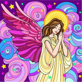 Solve Angel jigsaw puzzle online with 64 pieces