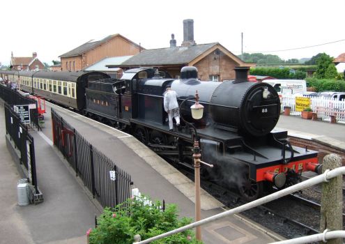 7F loco at West Somerset Railway