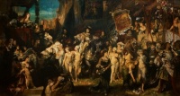 Hans Makart: Der Einzug Kaiser Karls V. in Antwerpen (1878)