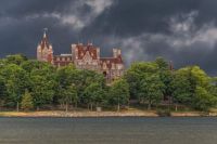 Boldt Castle with Clouds