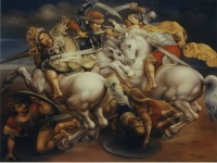 Battle of Anghiari, Da Vinci