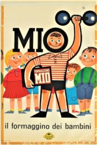 Themes Vintage ads - Mio Cheese for kids