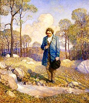 Beethoven and Nature, 1917, N. C. Wyeth (1882-1945)
