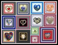 Vintage Heart Brooches