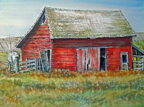 Red Barn by Lynne Haines