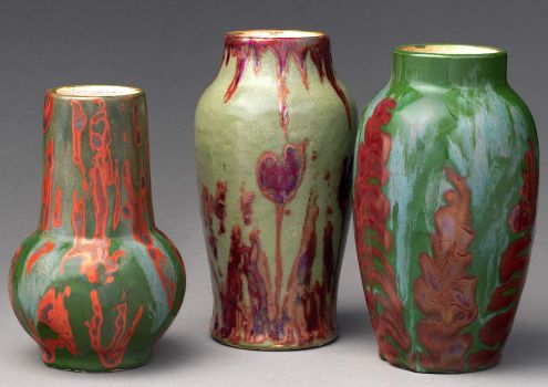 Vases, Dedham Pottery, Hugh C. Robertson, ca. 1896–1908