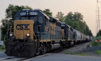Eastbound Local at dusk