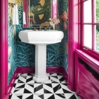 Powder Room with Punch